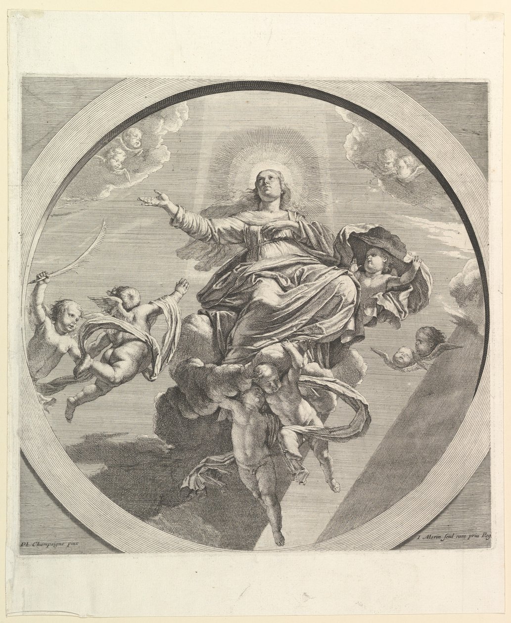 The Assumption of the Virgin by Jean Morin
