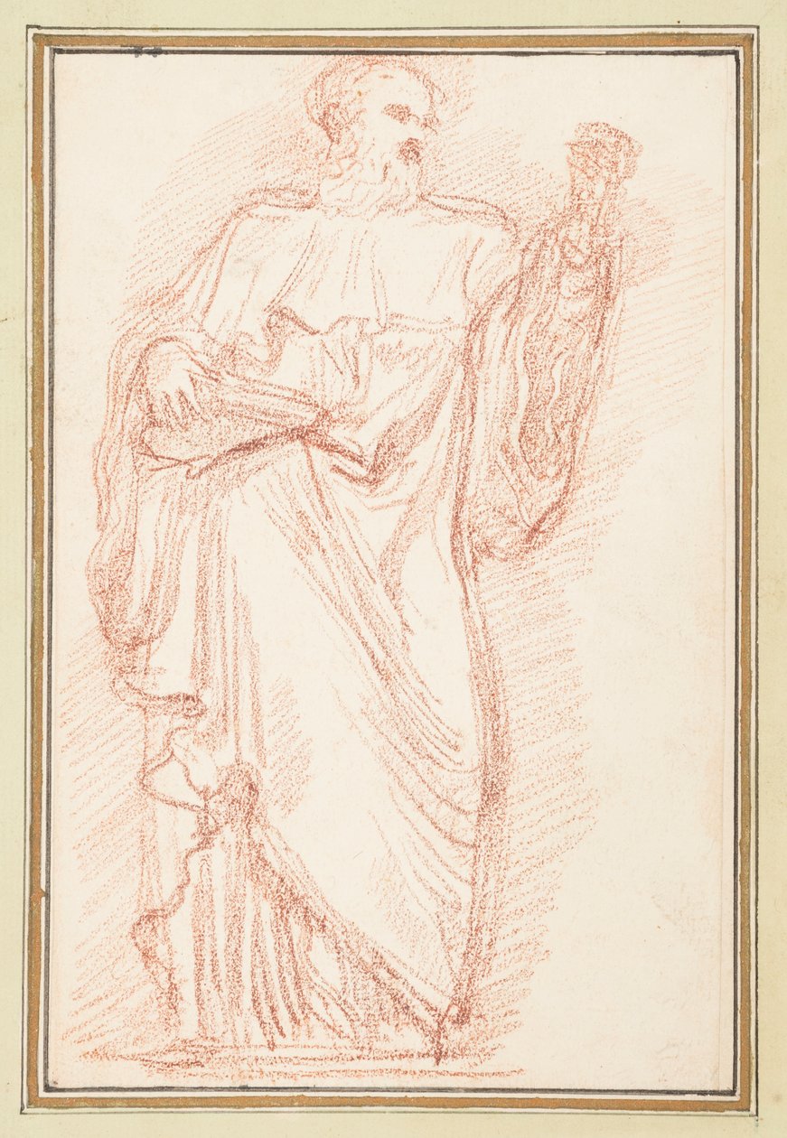 Standing Male Figure with Book by Jean Robert Ango