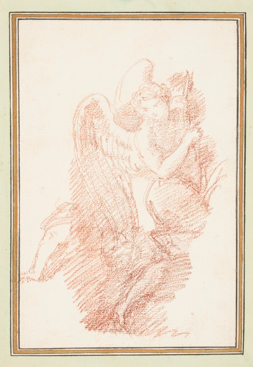 Winged Figure with Bow by Jean Robert Ango