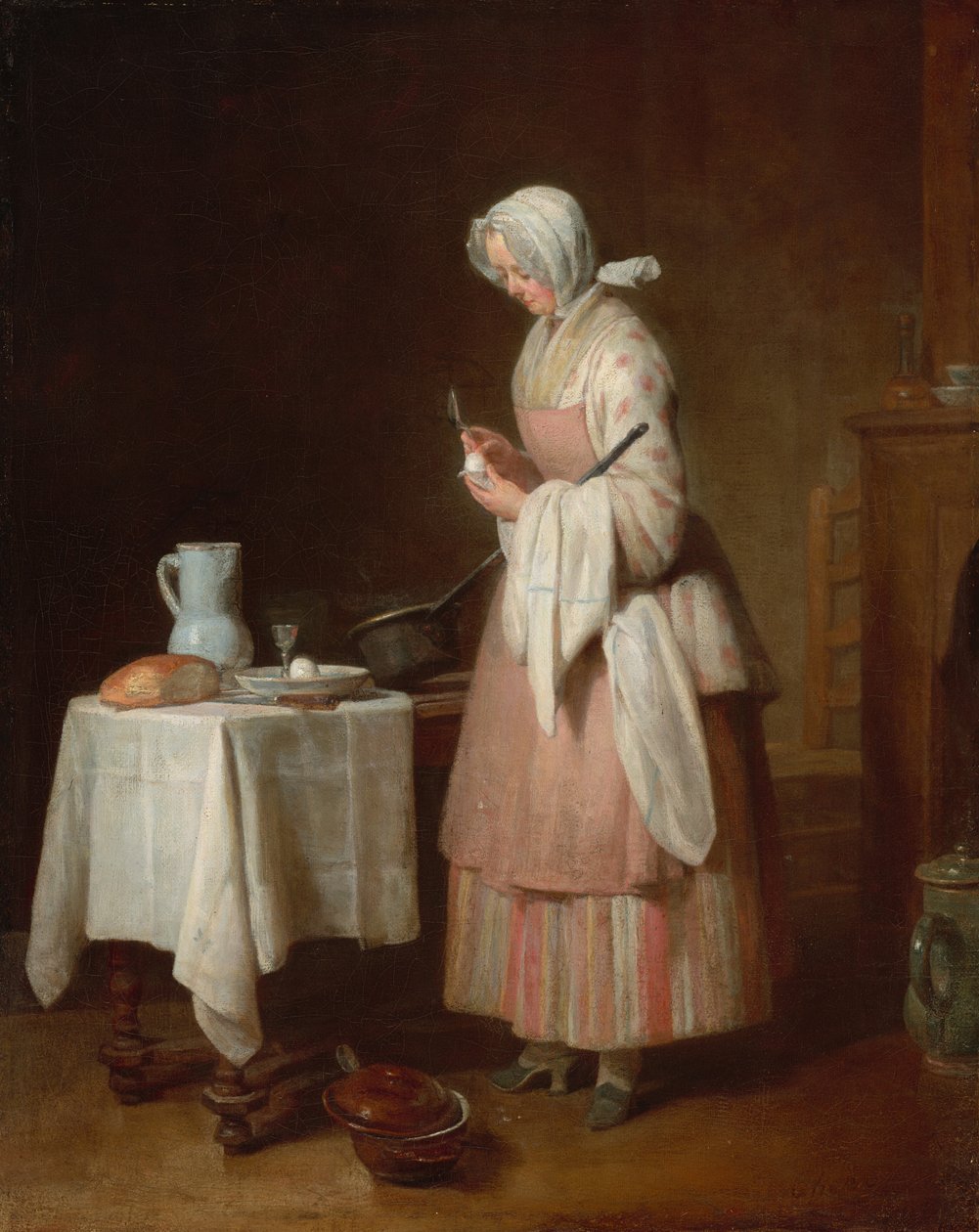 The Attentive Nurse, 1747 by Jean Baptiste Simeon Chardin