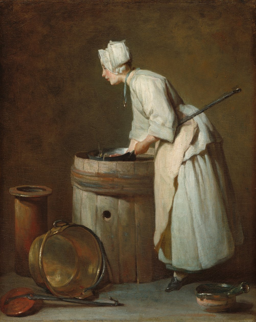 The Scullery Maid by Jean Baptiste Simeon Chardin