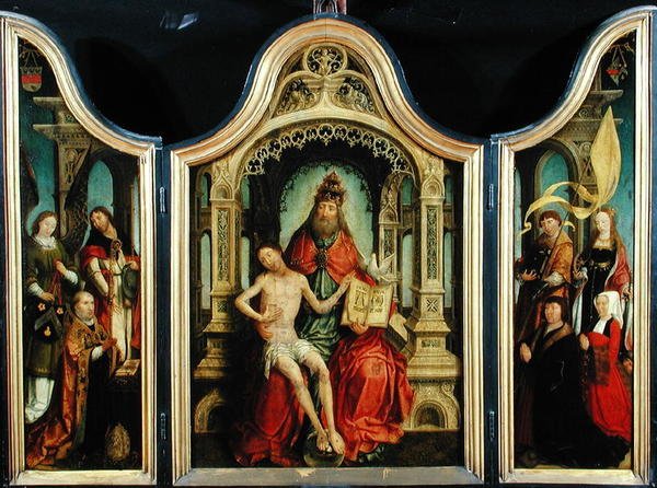 Triptych of the Trinity, 1513-18 by Jean the Elder Bellegambe