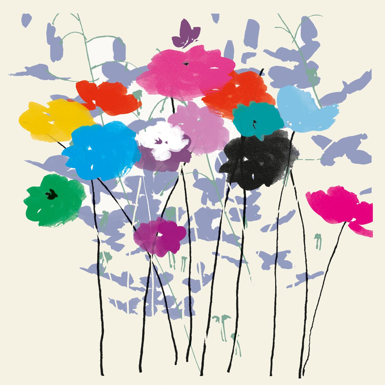 Multicoloured Meadow by Jenny Frean