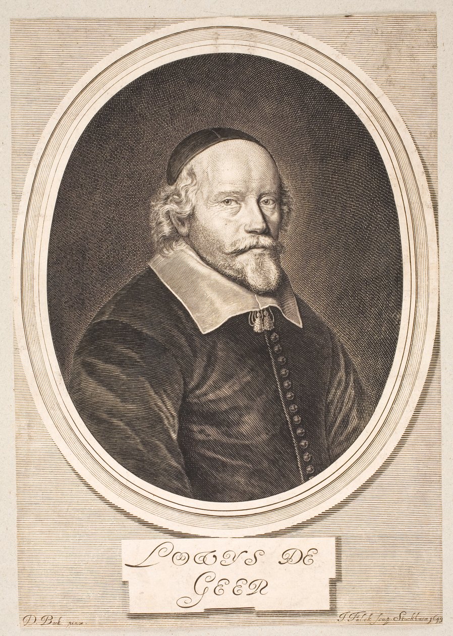 Portrait of Louis de Geer by Jeremias Falck