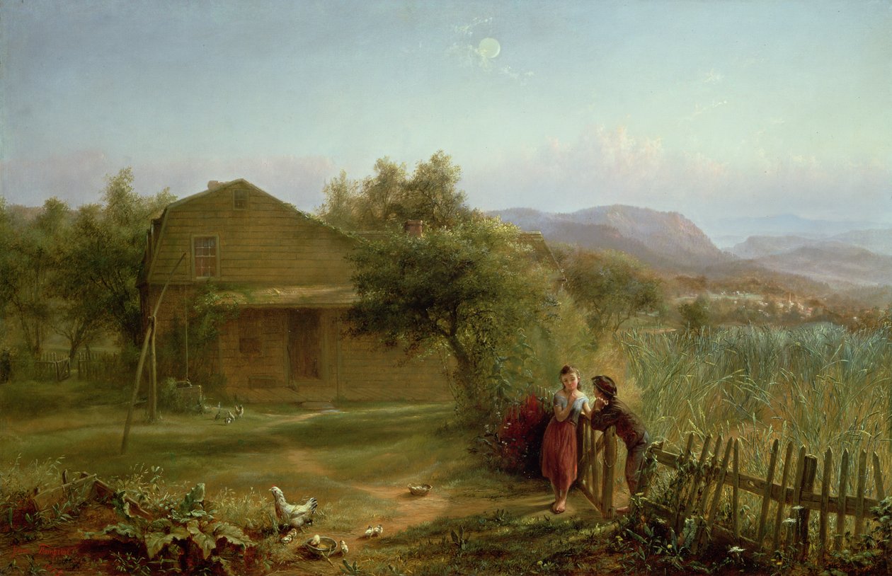 Flirtation by Jerome Thompson