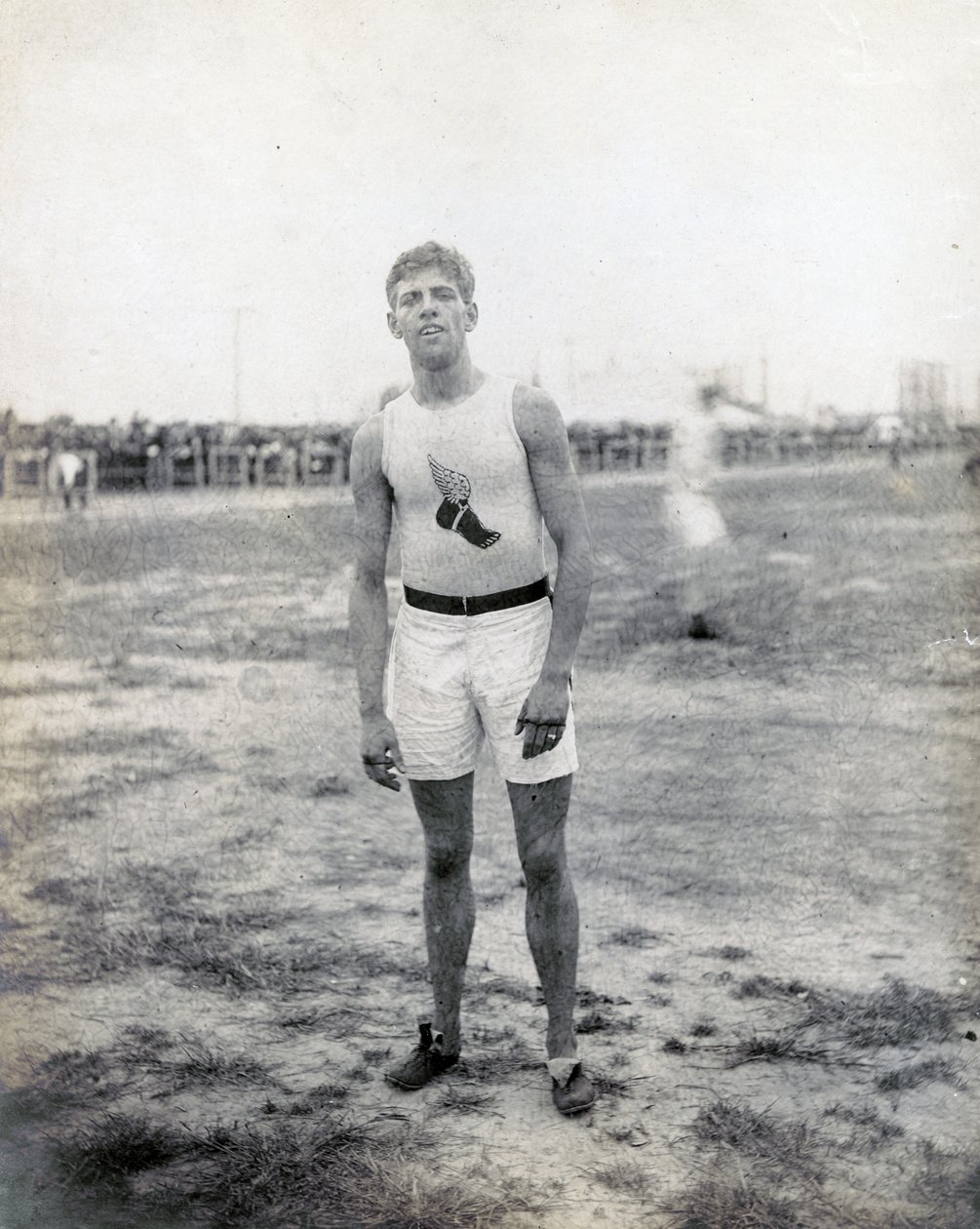H.L. Hillman of the New York Athletic Club, Standing and Facing the Camera by Jessie Tarbox Beals