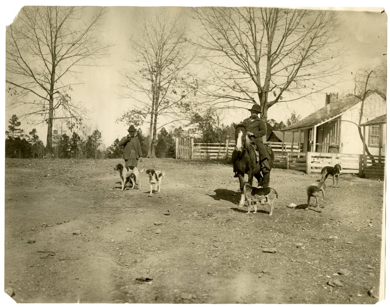 Man on horseback by Jessie Tarbox Beals