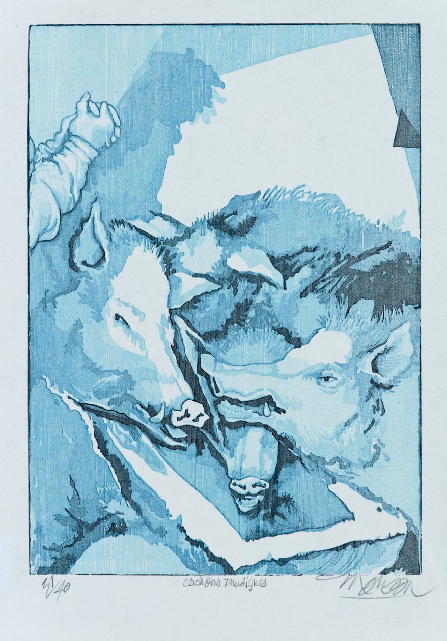 Prodigal Pigs, 2015 by Jim Monson