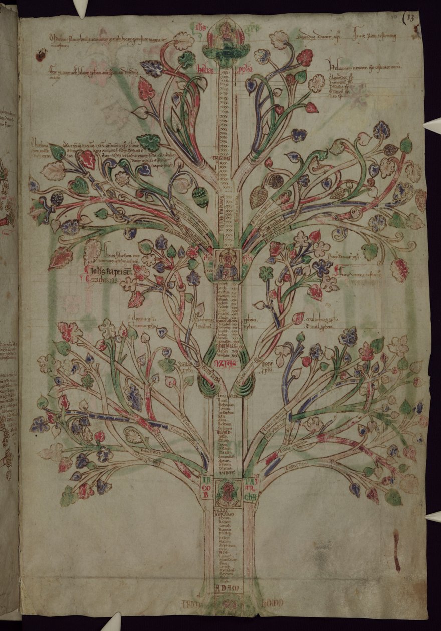 The Tree of Life, from the Liber Figuarum by Joachim of Fiore