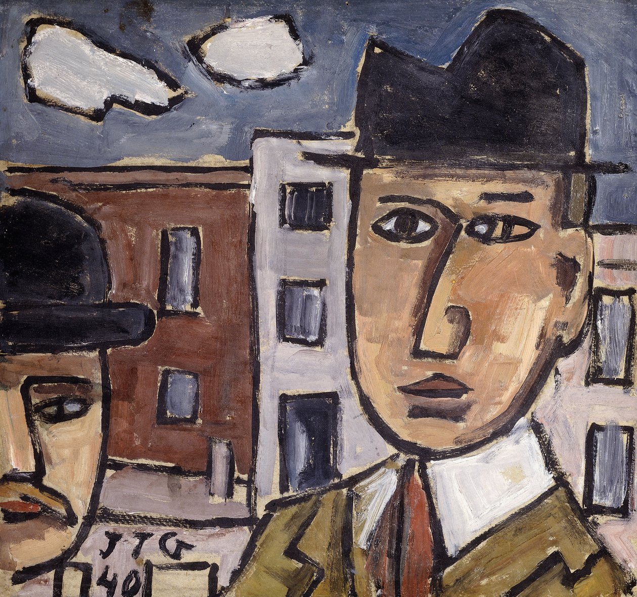 Man with Hat by Joaquín Torres García
