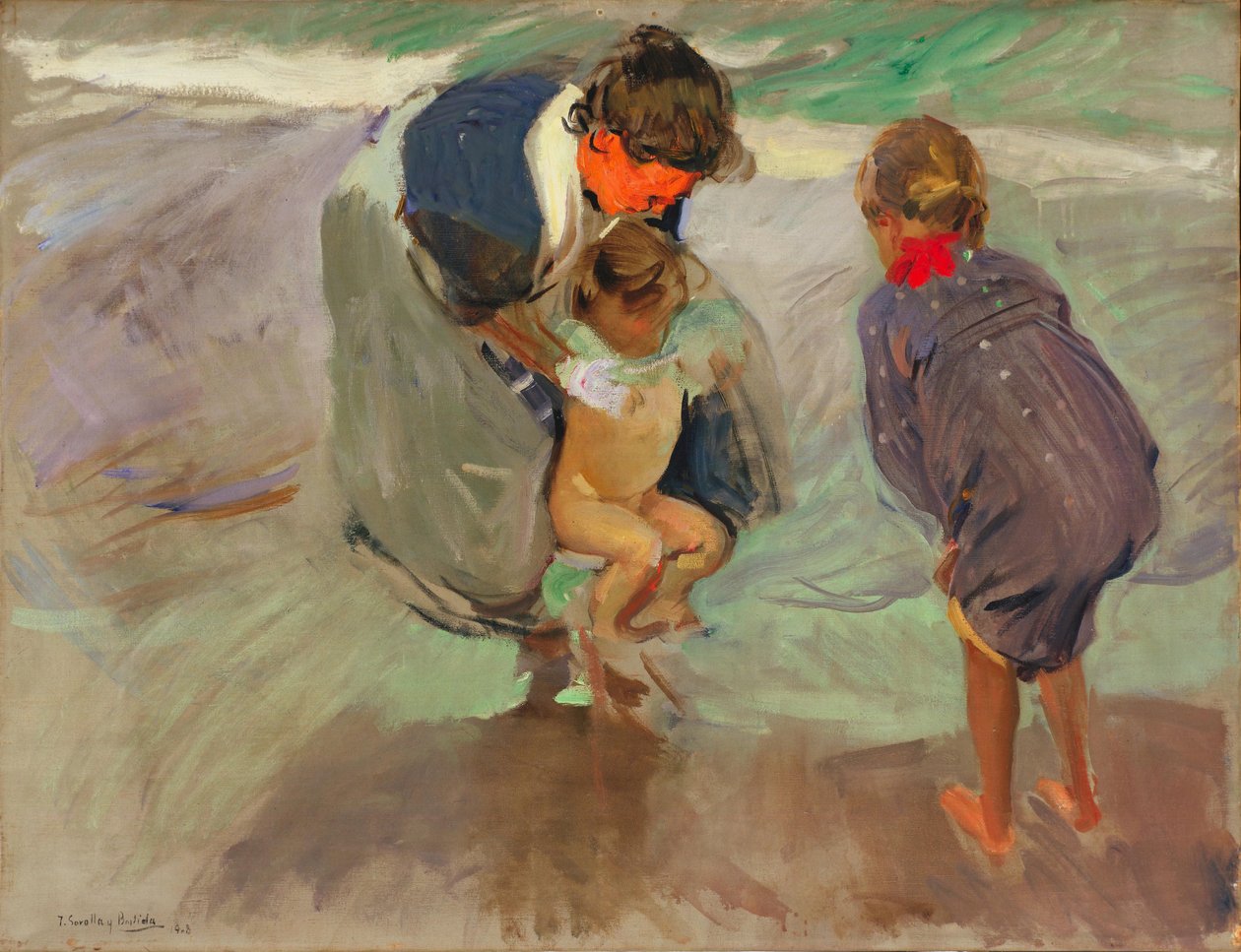 On the Beach by Joaquín Sorolla