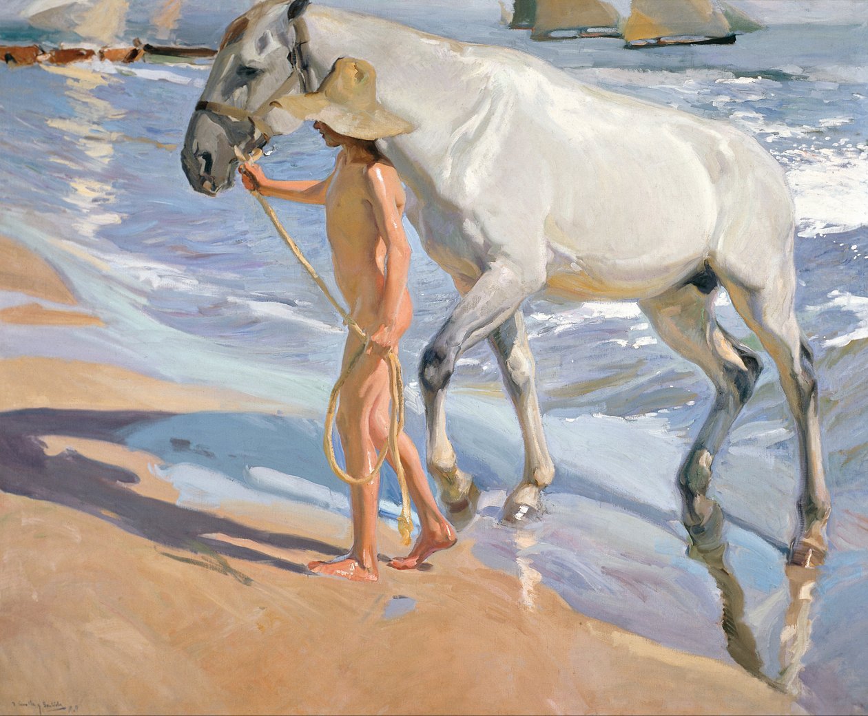 The Horse’s Bath by Joaquín Sorolla