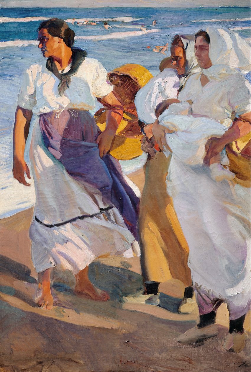 Fisherwomen from Valencia by Joaquín Sorolla