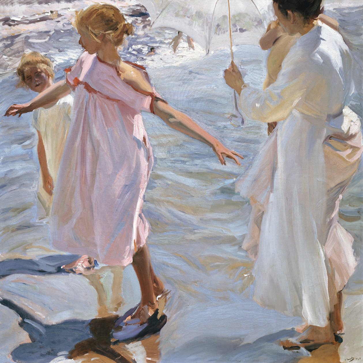 Time for a Bathe, Valencia by Joaquín Sorolla