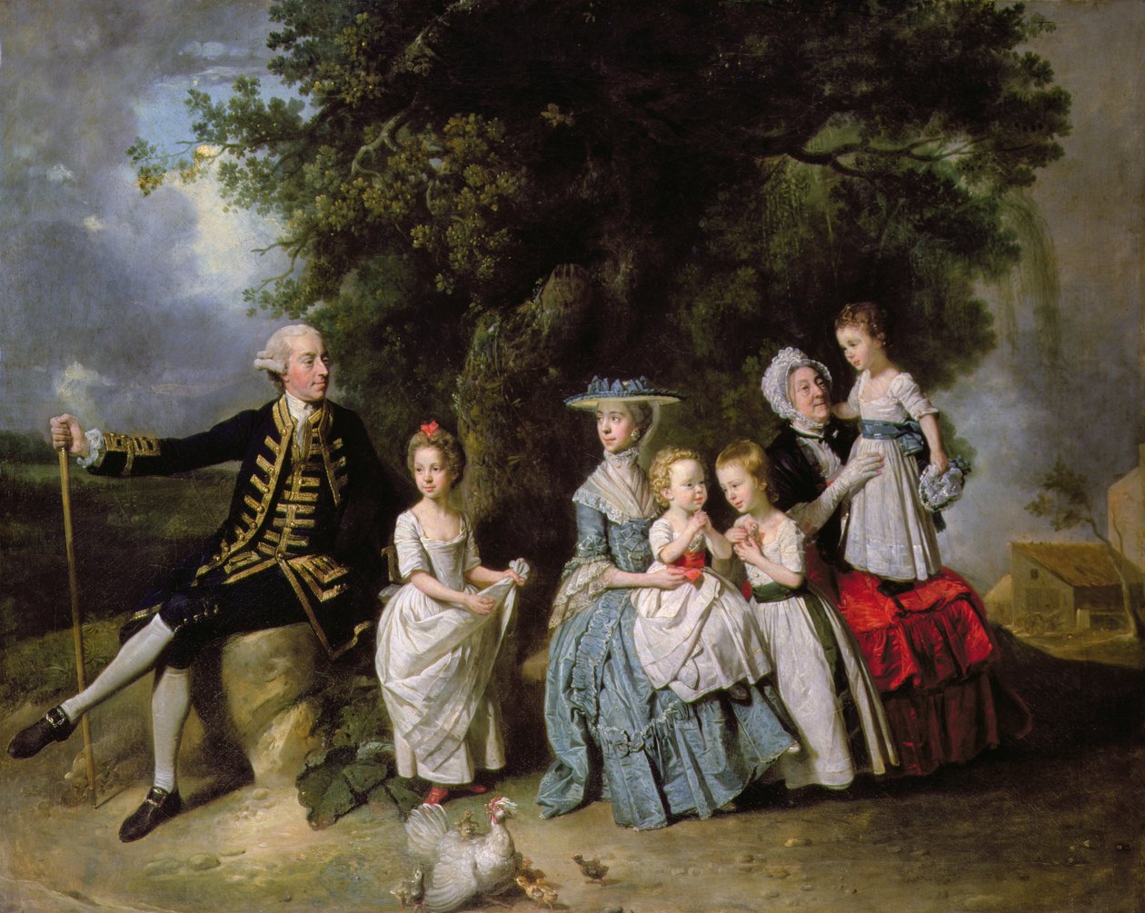 Group Portrait of the Colmore Family by Johan Joseph Zoffany