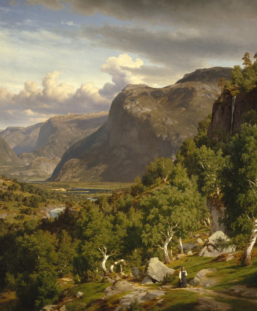 From Nes in Hallingdal by Johan Fredrik Eckersberg