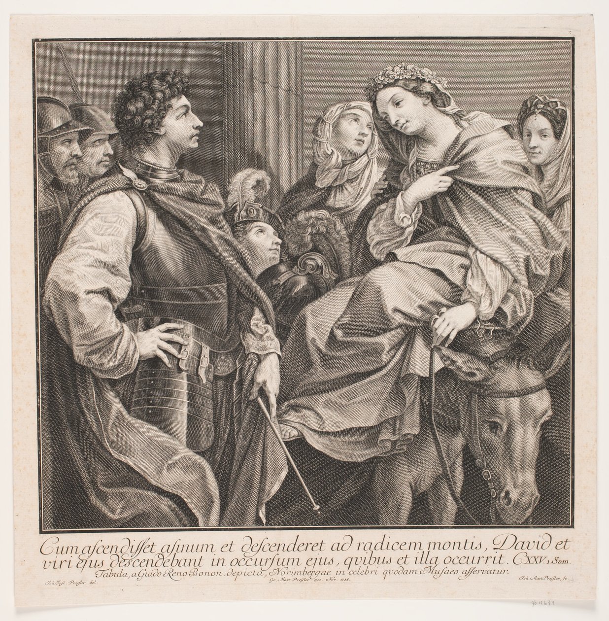 David and Abigail by Johan Martin Preisler