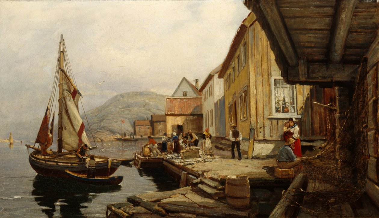 Landscape from Svinør by Johan Nielssen