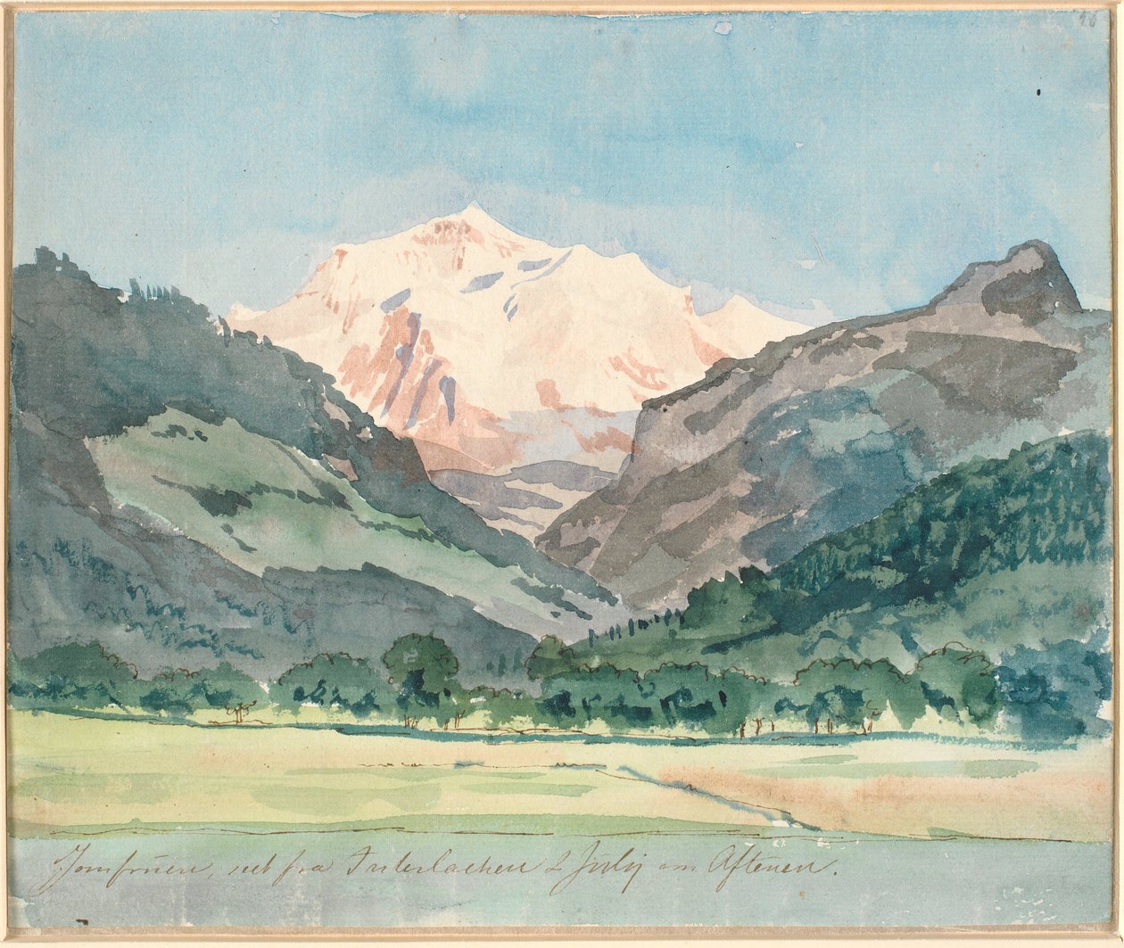 Alpine Landscape by Johan Thomas Lundbye