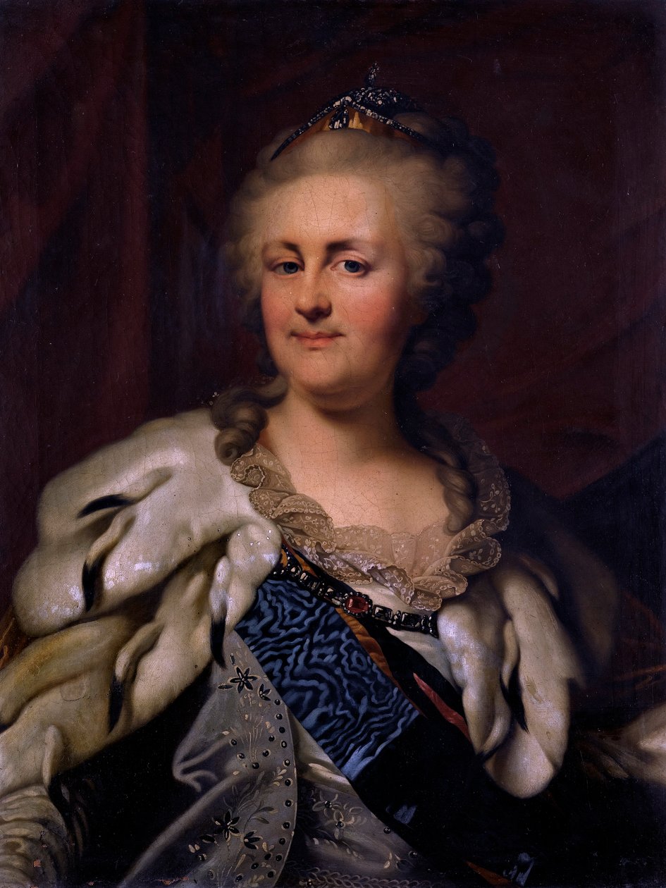 Portrait of Catherine the Great by Johann Baptist von Lampi the Elder