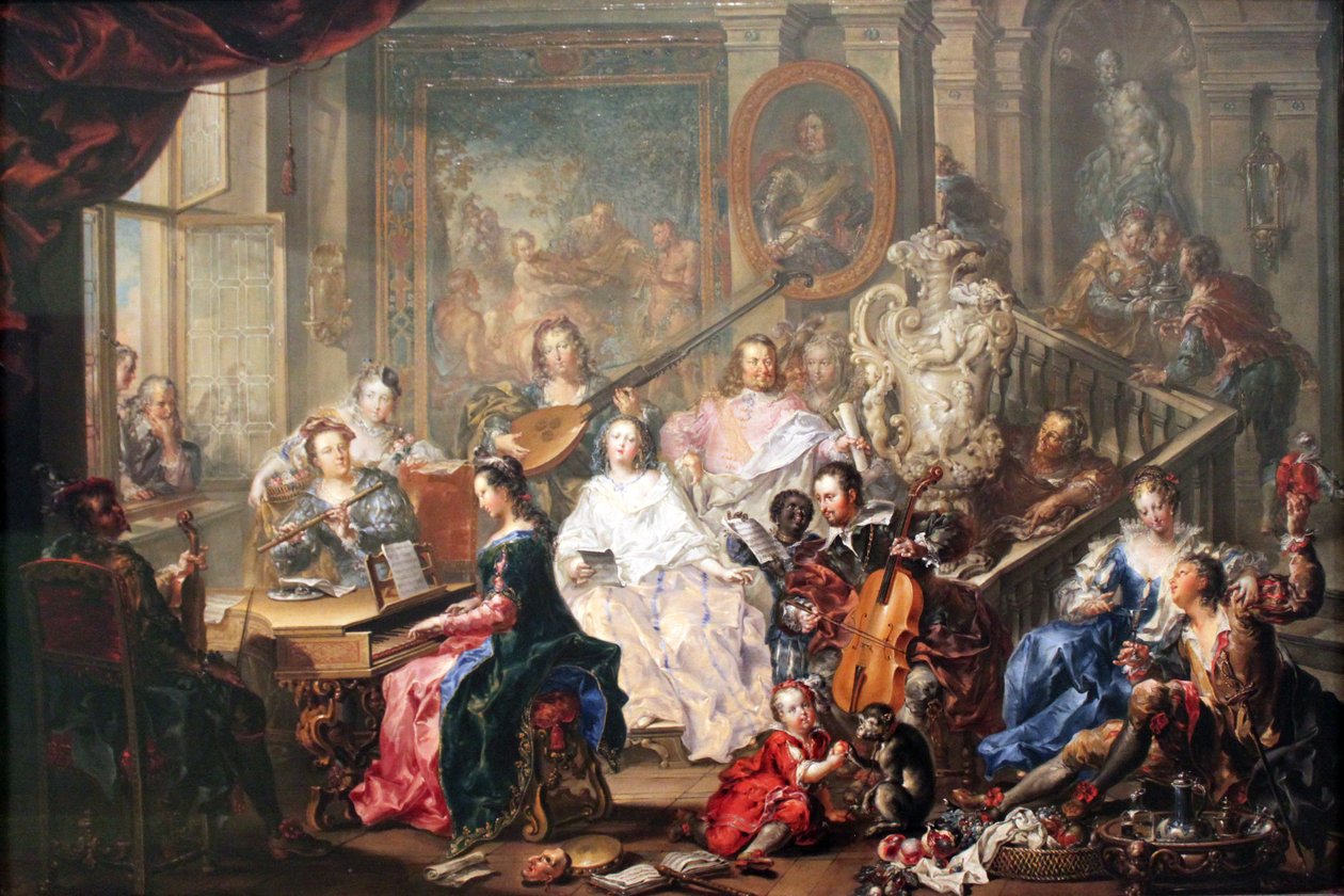 The Concert by Johann Georg Platzer