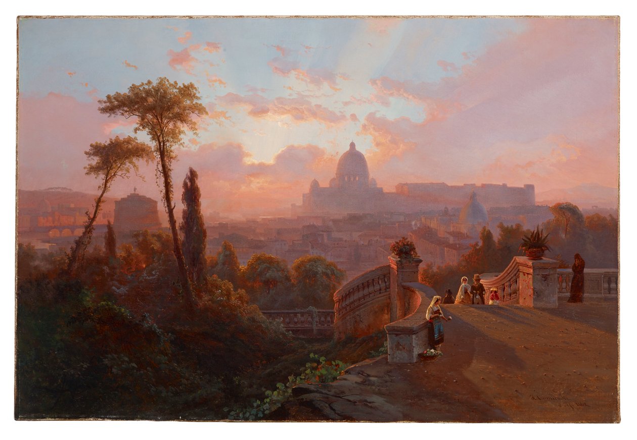 View of Rome by Johann Herman Carmiencke