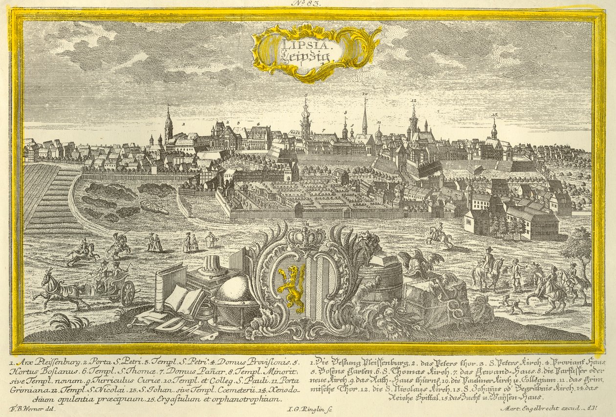 Leipzig by Johann Georg Ringlin
