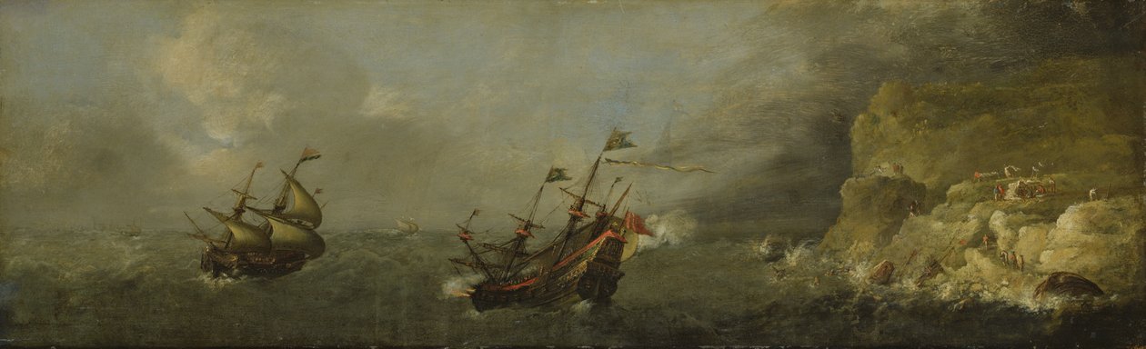 Seascape by Johann Georg Stuhr