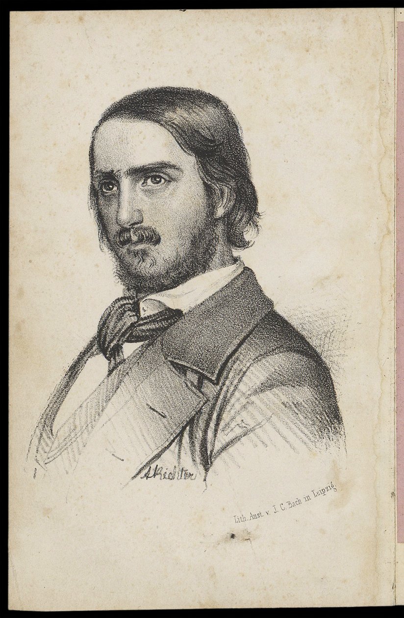Georg Herwegh by Johann Heinrich Richter