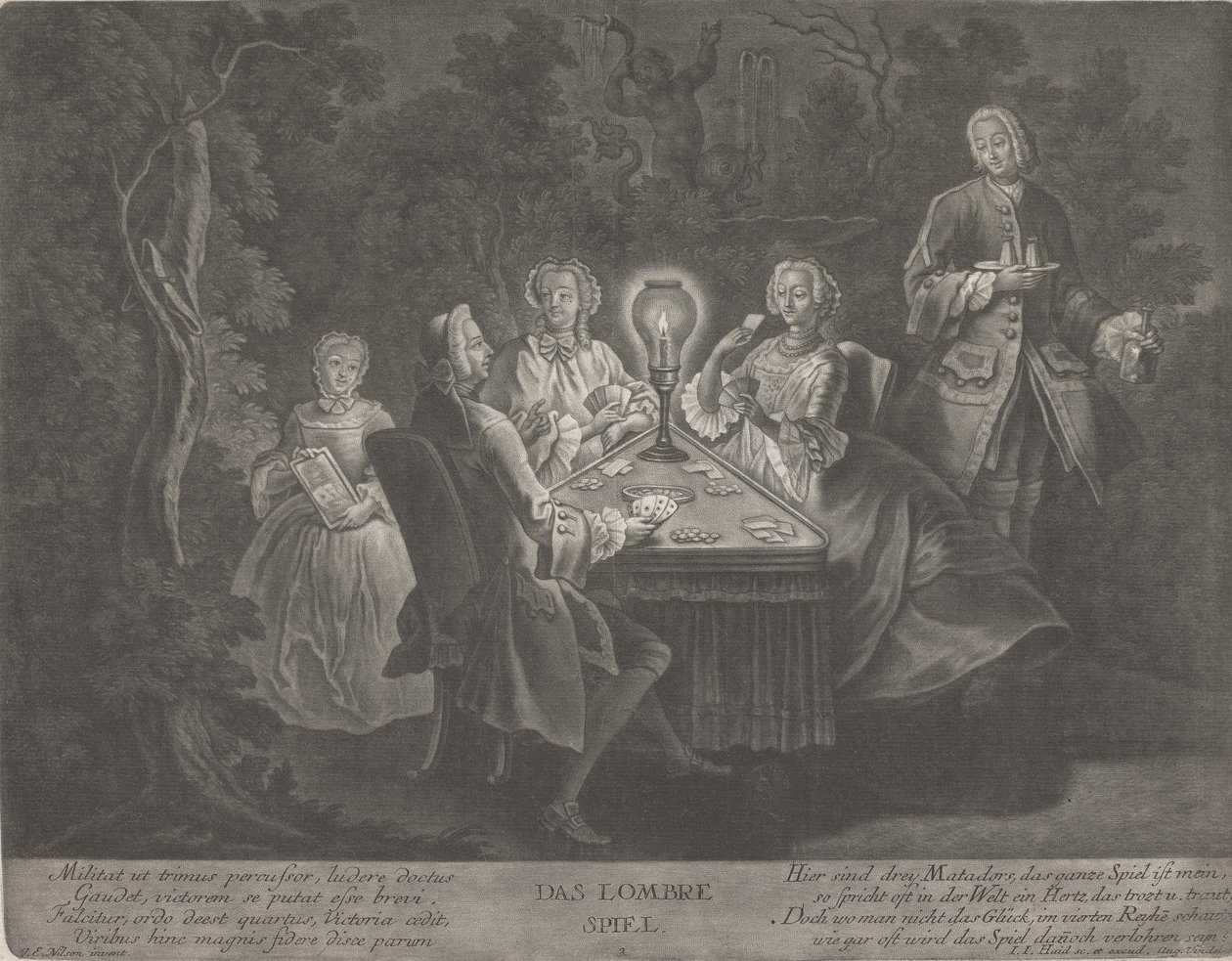 The Shadow Play by Johann Jacobus Haid