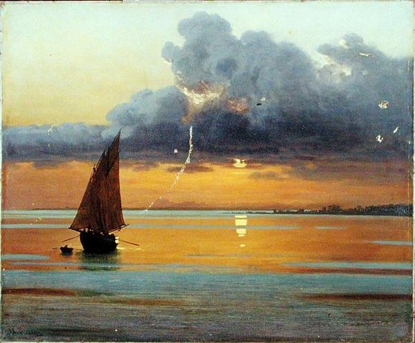Sunset in the Crimea by Johann Koler