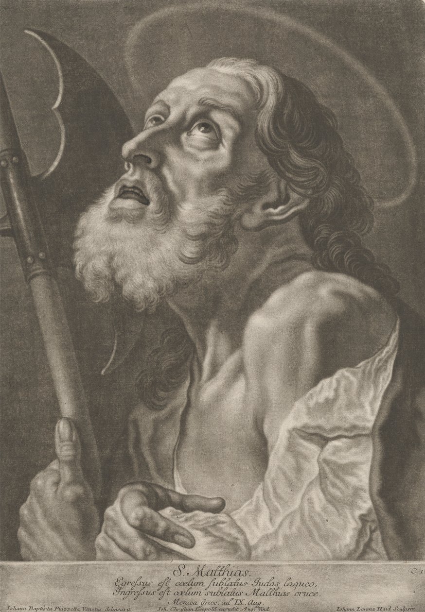 Saint Matthias by Johann Lorenz Haid