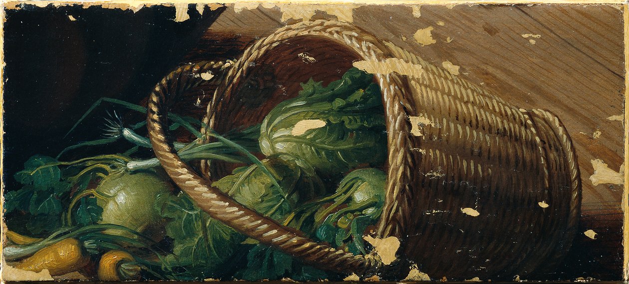 Basket of Vegetables (Fragment) by Johann Peter Krafft