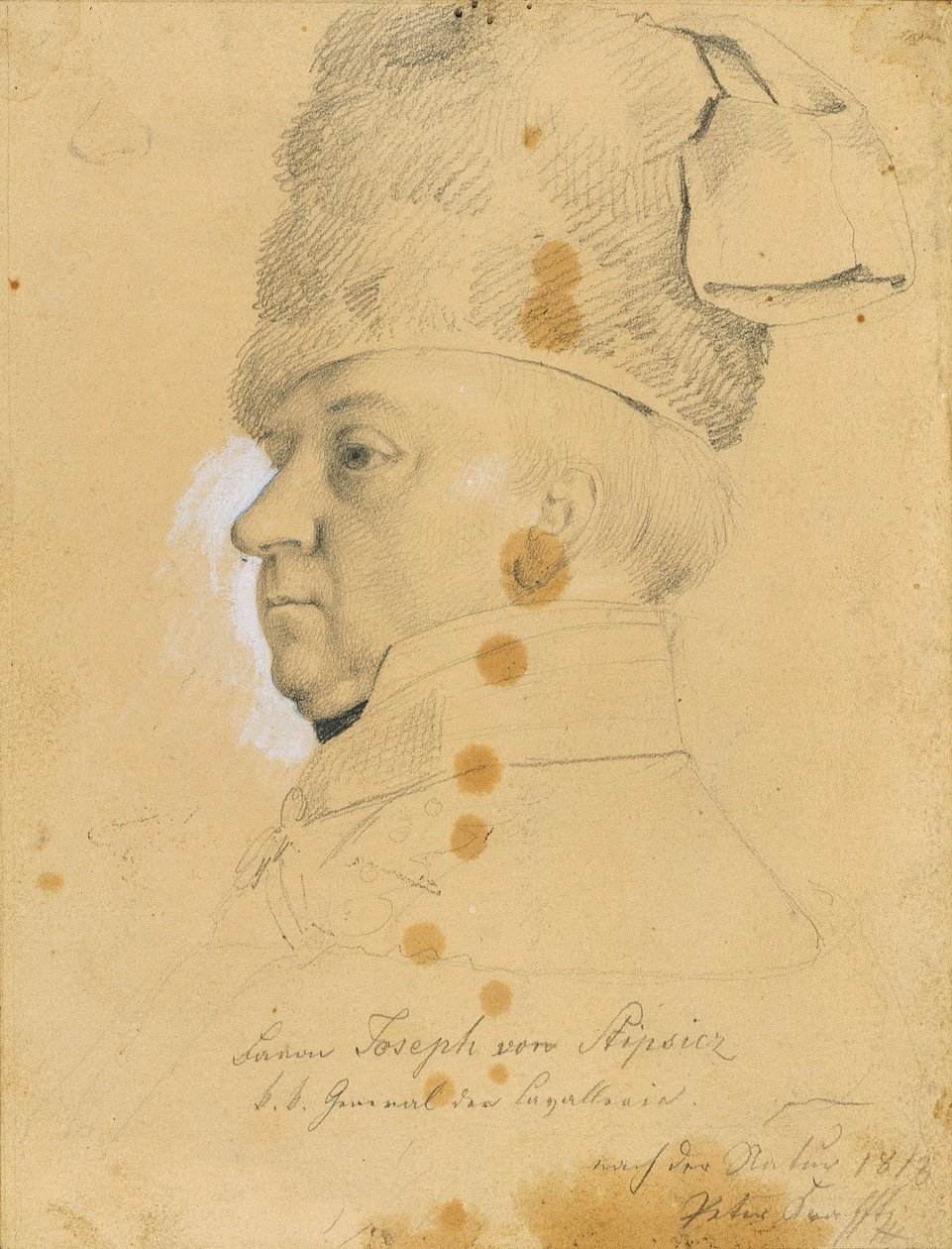 General Joseph Baron von Stipsicz by Johann Peter Krafft