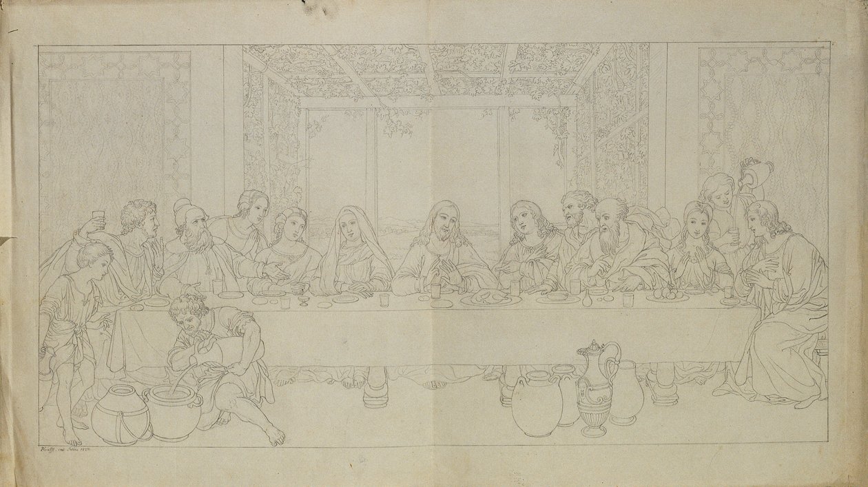 Wedding at Cana by Johann Peter Krafft