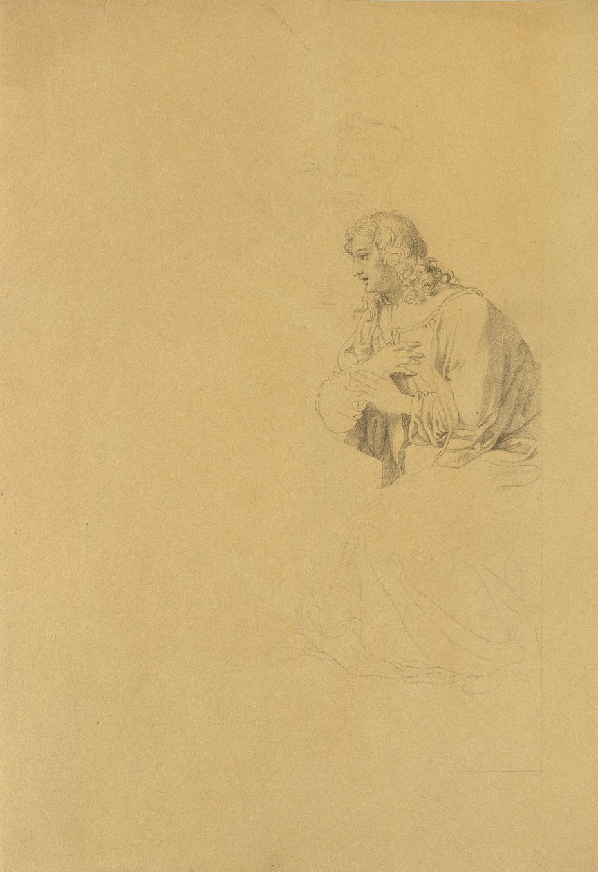 Study of a Disciple by Johann Peter Krafft