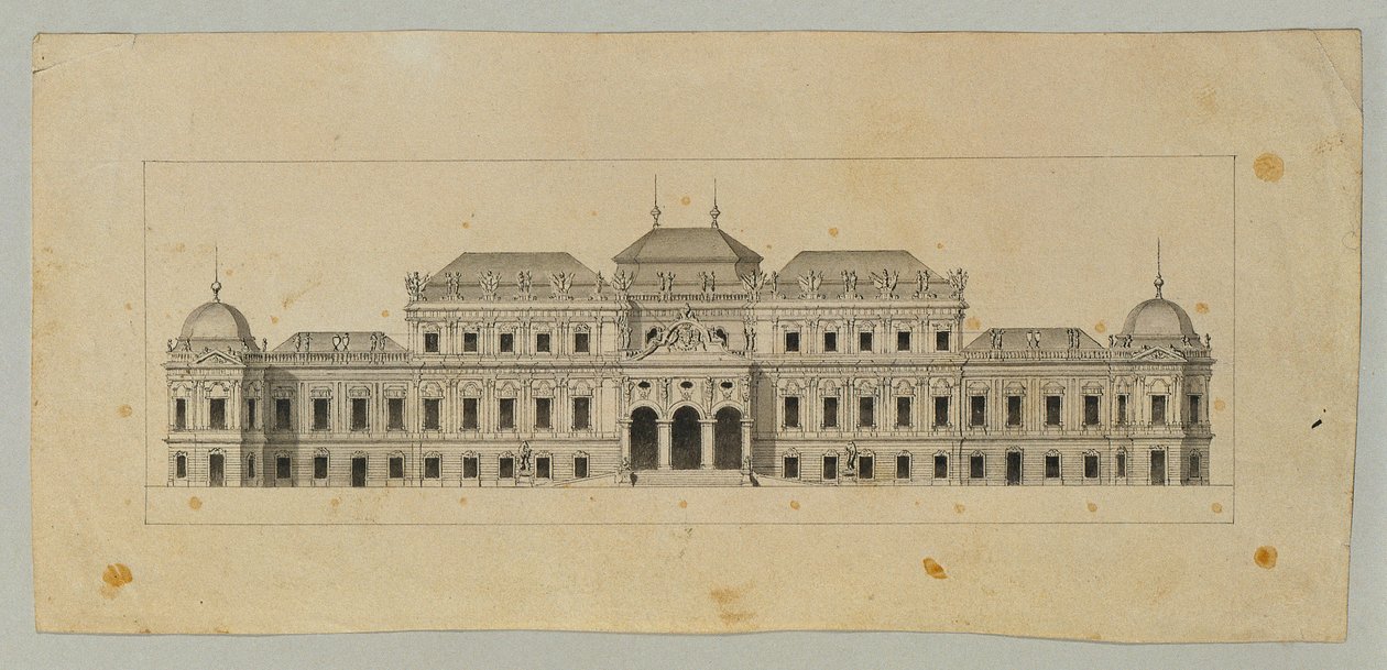 Study for the Upper Belvedere by Johann Peter Krafft