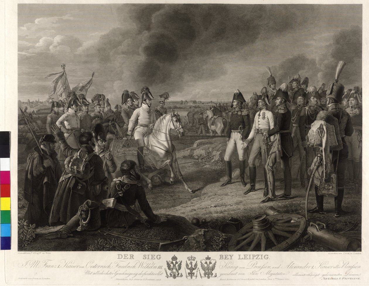 The Victory at Leipzig by Johann Peter Krafft