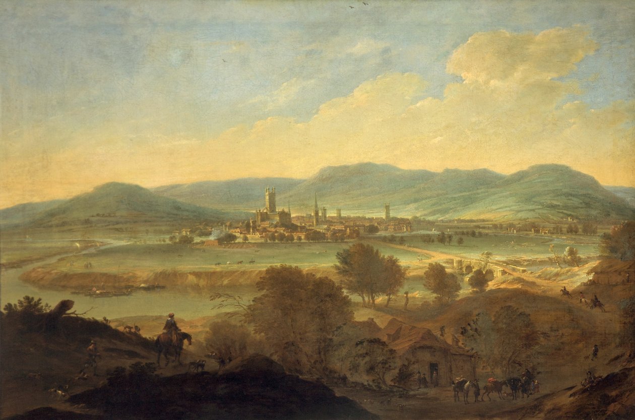 View of Gloucester from the North West, c.1675-85 by Johannes Vorsterman