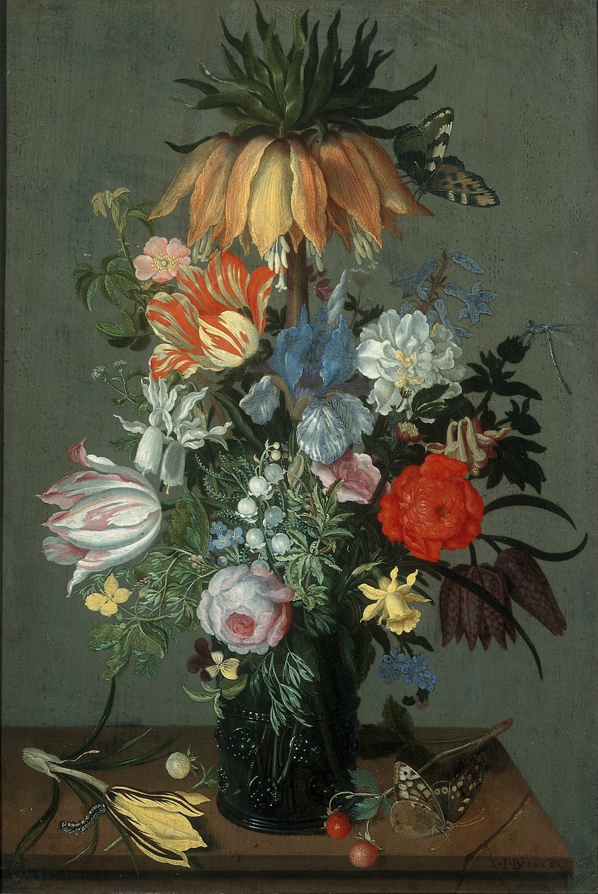 Flower Still Life with Crown Imperial by Johannes Bosschaert