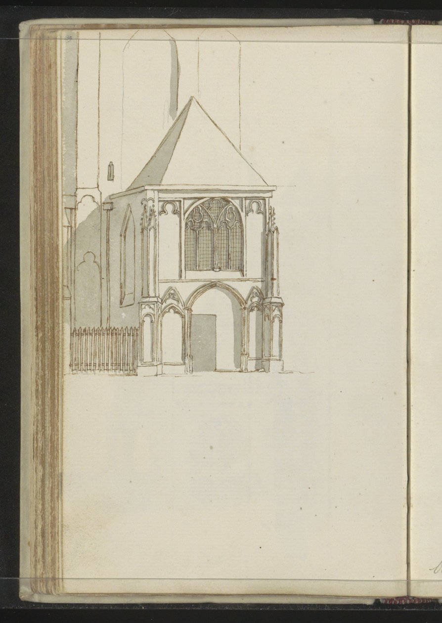 Old Church in Delft by Johannes Huibert Prins