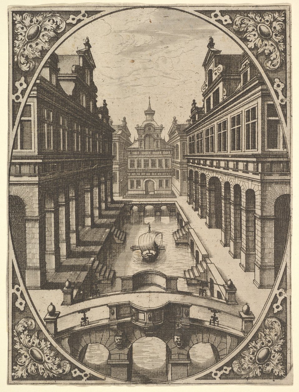 Plate from Scenographiae by Johannes van Doetecum I