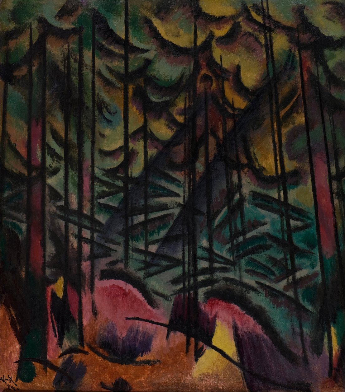 Expressive Firs by Johans Valters