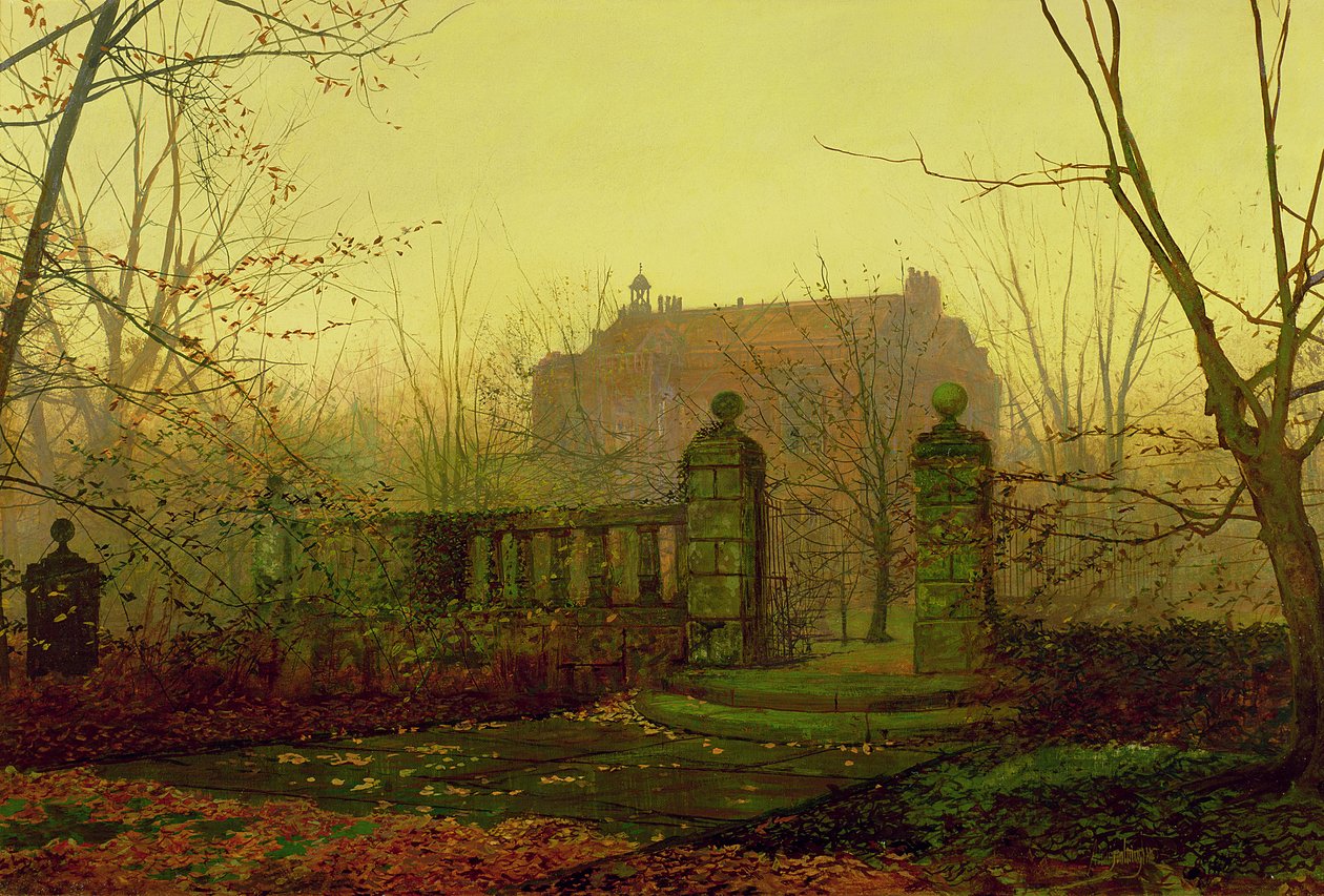 Autumn Morning by John Atkinson Grimshaw