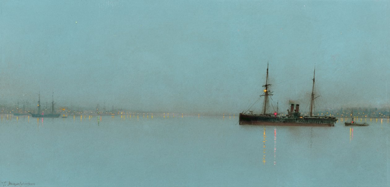 Port Light by John Atkinson Grimshaw