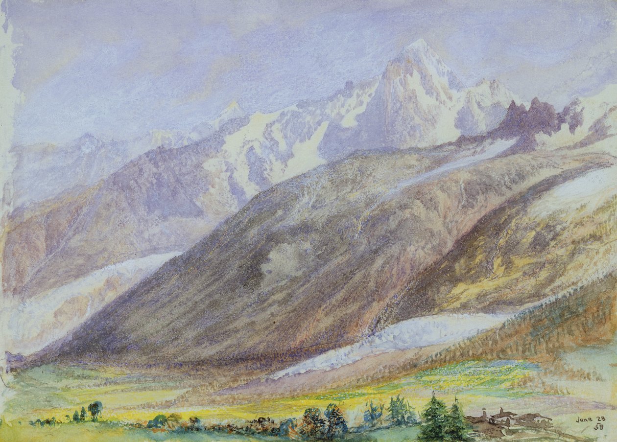 Mountain Scene, 23rd June 1858 by John Brett