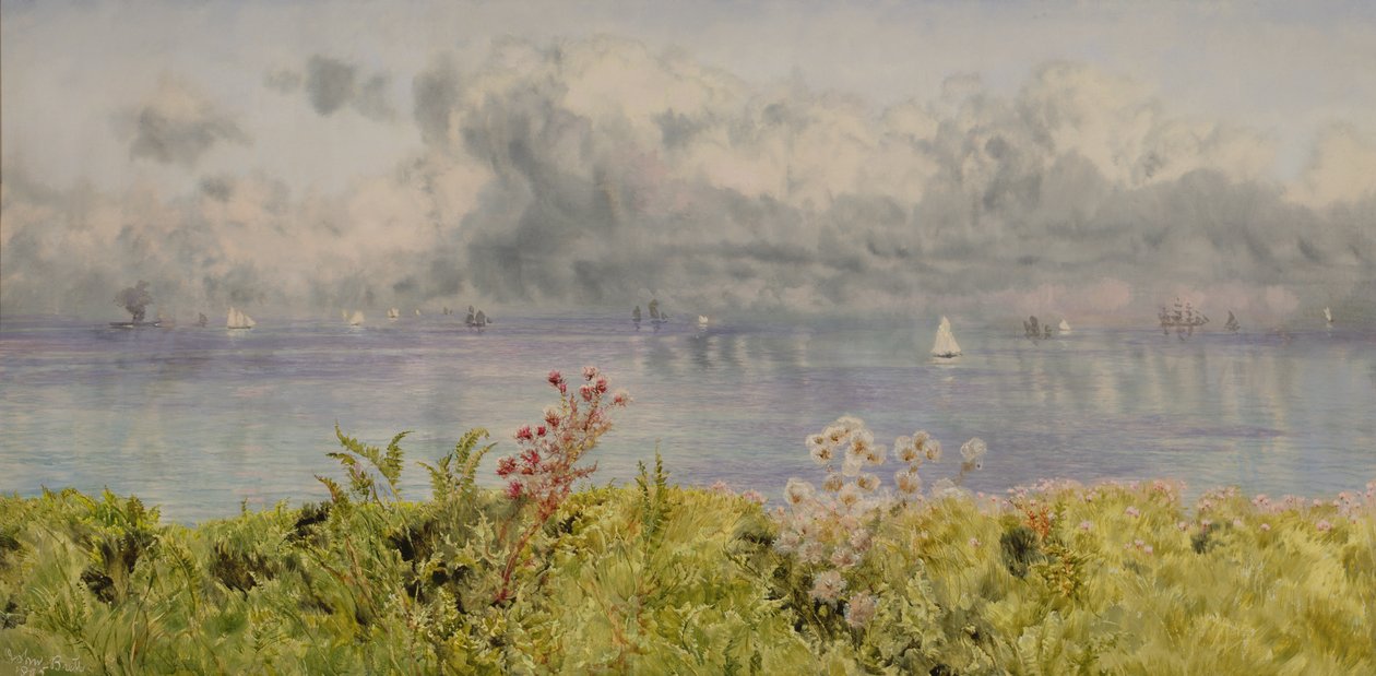 The Bristol Channel from the Welsh Coast, 1895 by John Brett