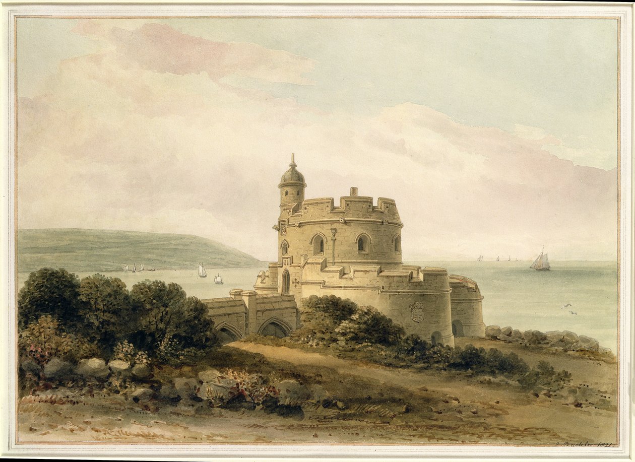 St. Mawes Castle, Cornwall by John Chessell Buckler