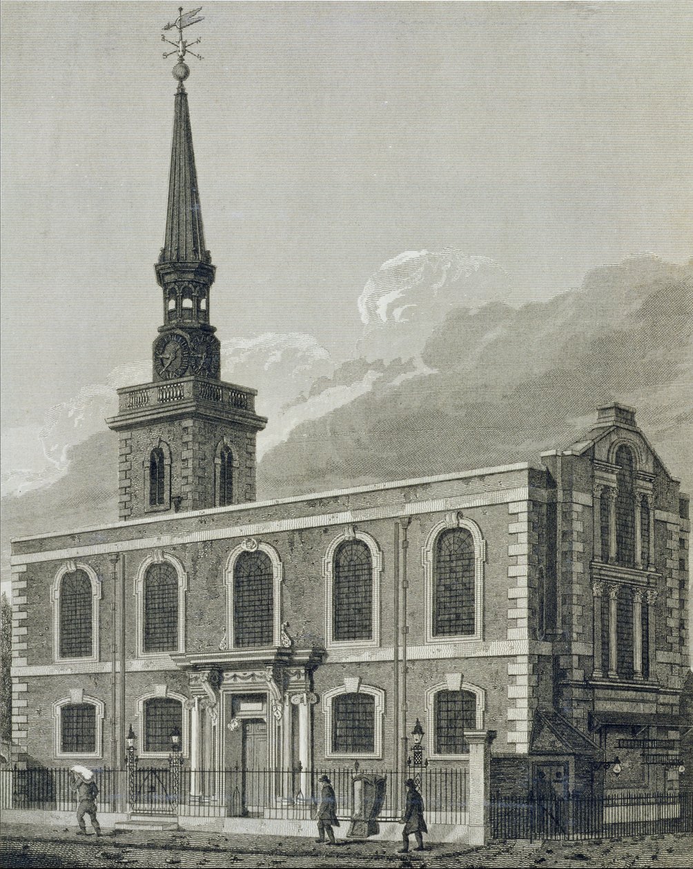 St. James, Westminster, etched by J. Skelton for the 