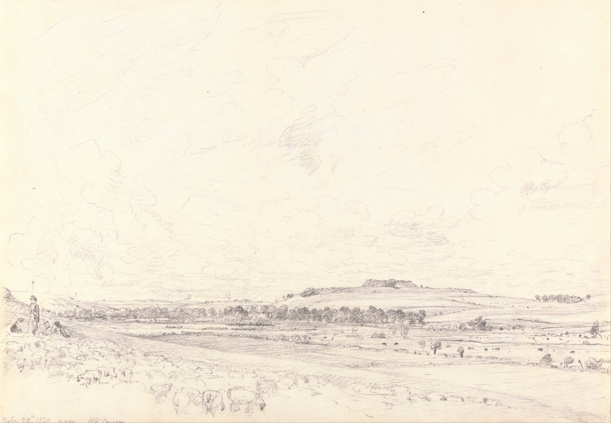 Old Sarum at Noon by John Constable